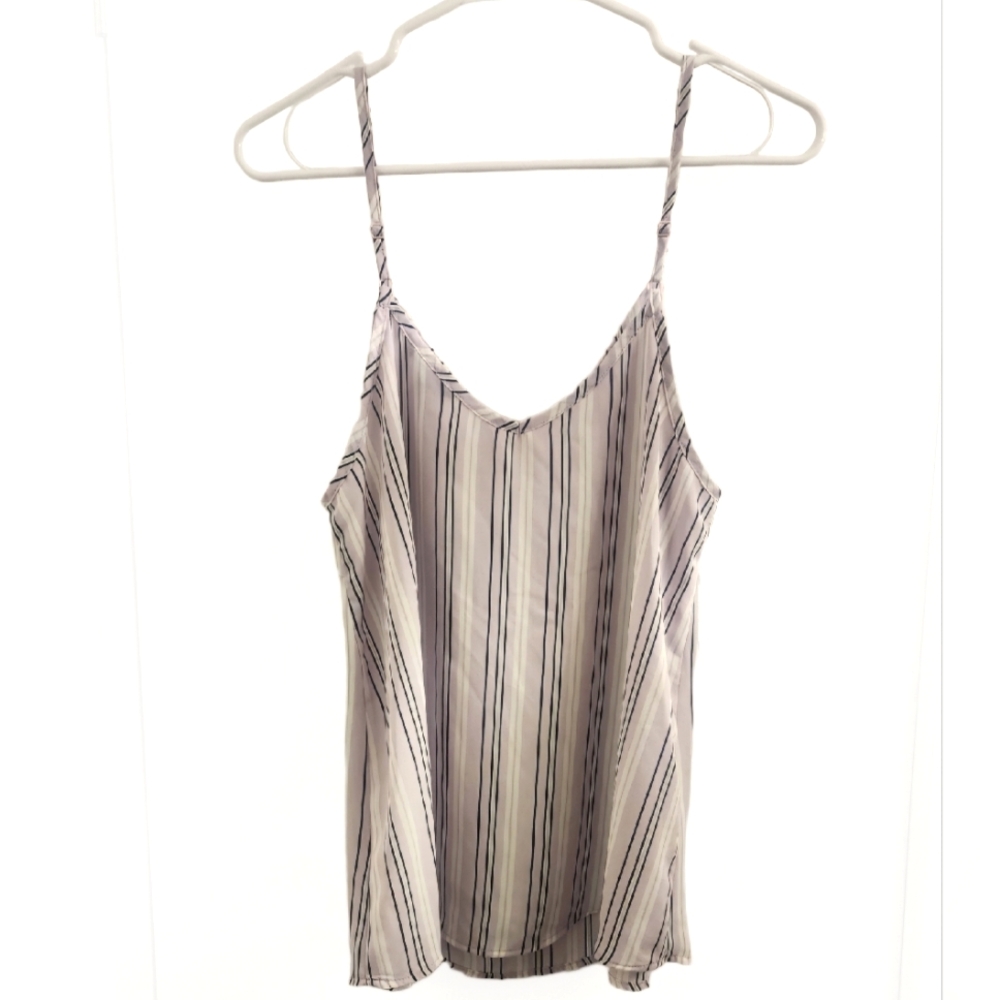 Lilac striped cami top